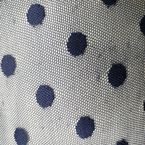 Karin Stevens Womens Sleeveless Sheer Polka Dot Overlay Multicolored Dress Sz 6 - Picture 5 of 8